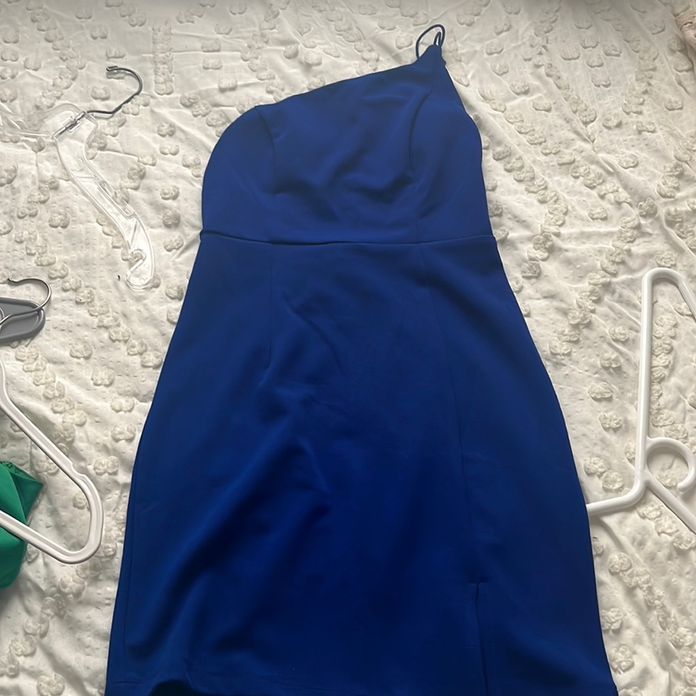 Blue cocktail dress!